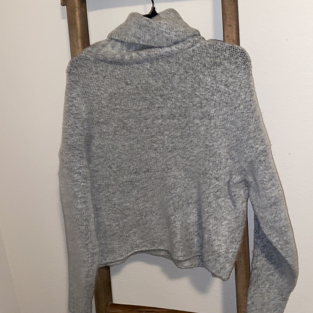 NWT Kendall & Kylie Mossy Sweater Grey - Picture 8 of 8